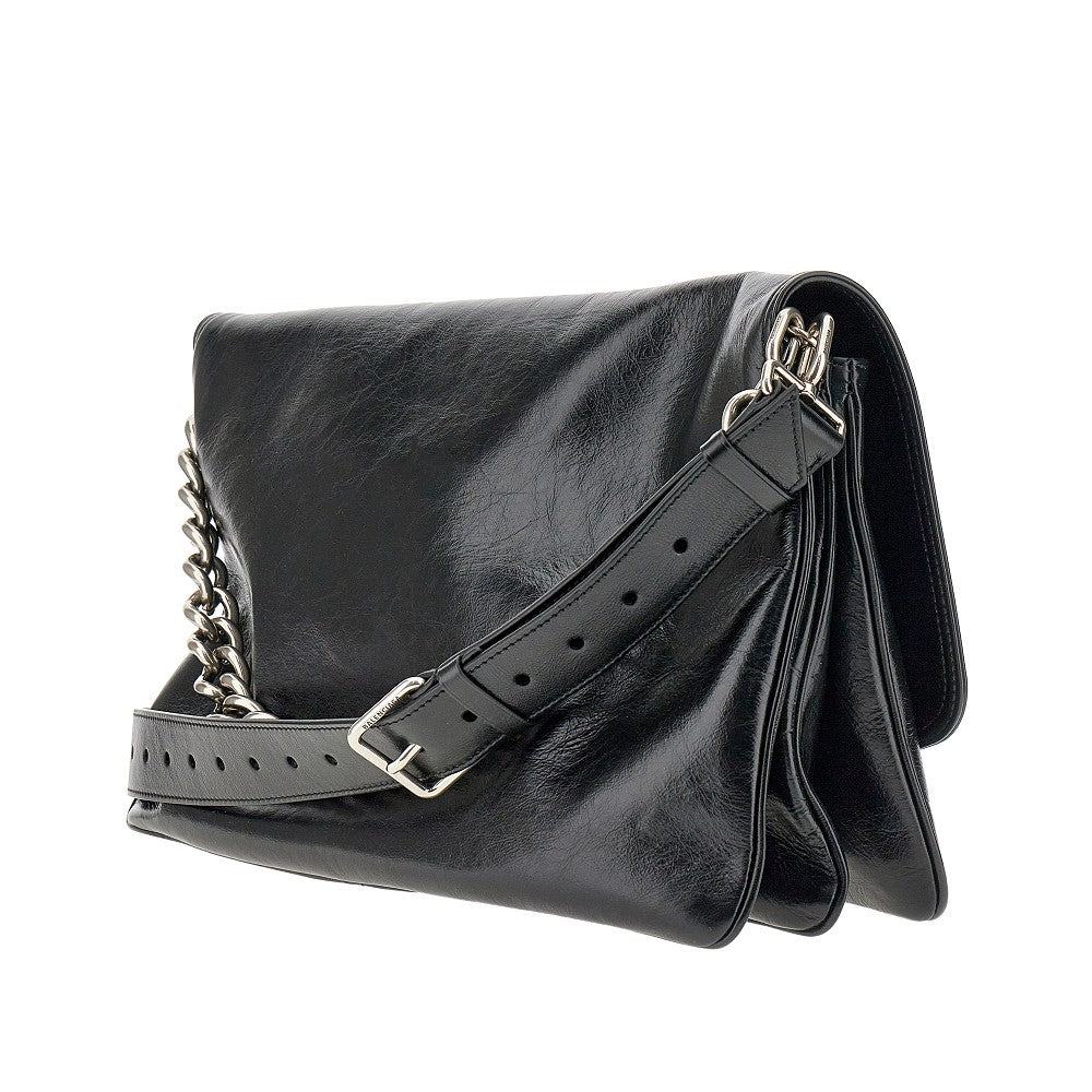 Borsa Flap BB Soft grande in pelle Peach