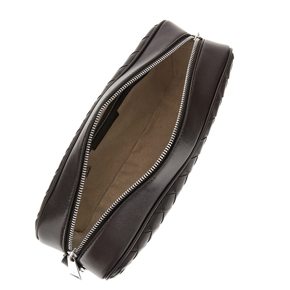 Camera bag in pelle Intrecciato