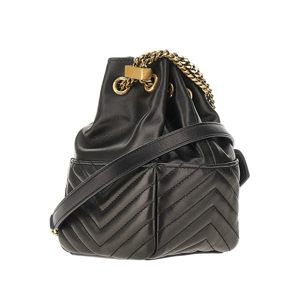 Mini bucket bag 'Joe' in nappa