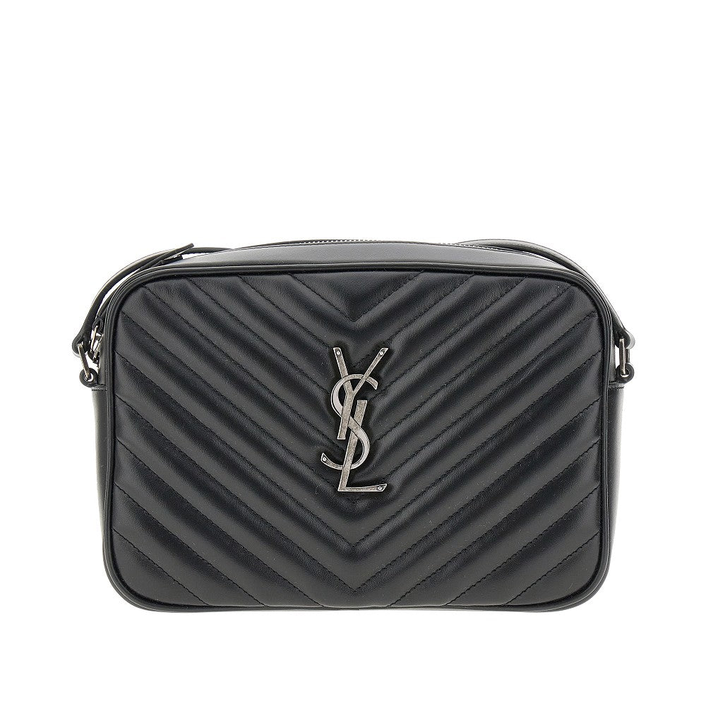 Quilted leather 'Lou' crossbody bag
