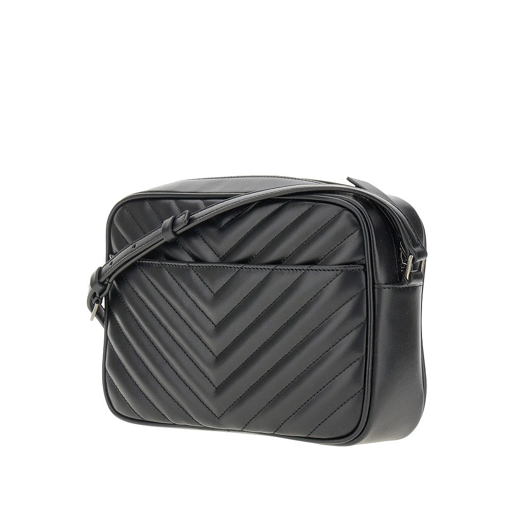 Quilted leather 'Lou' crossbody bag