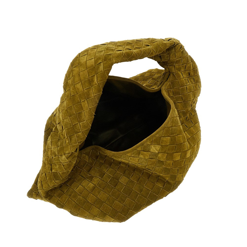 Borsa 'Hop' grande in pelle scamosciata