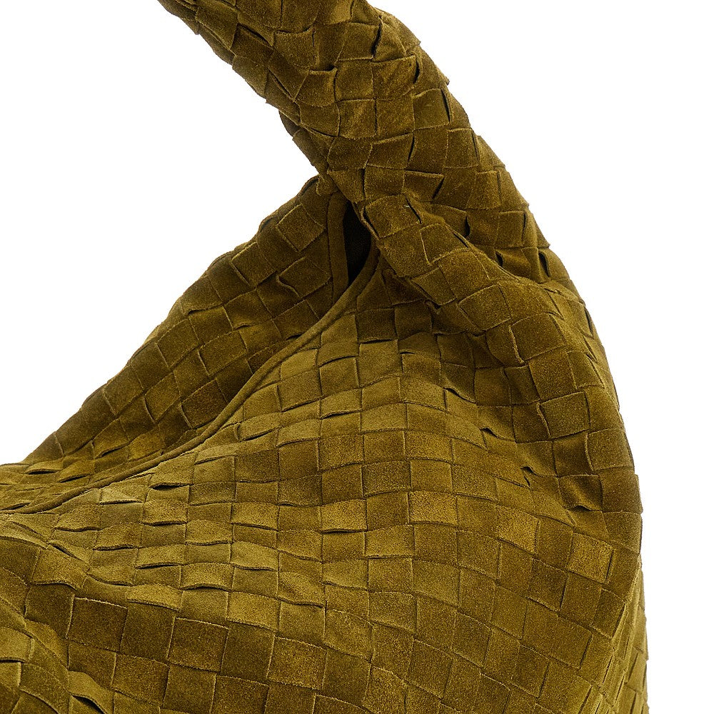 Borsa 'Hop' grande in pelle scamosciata