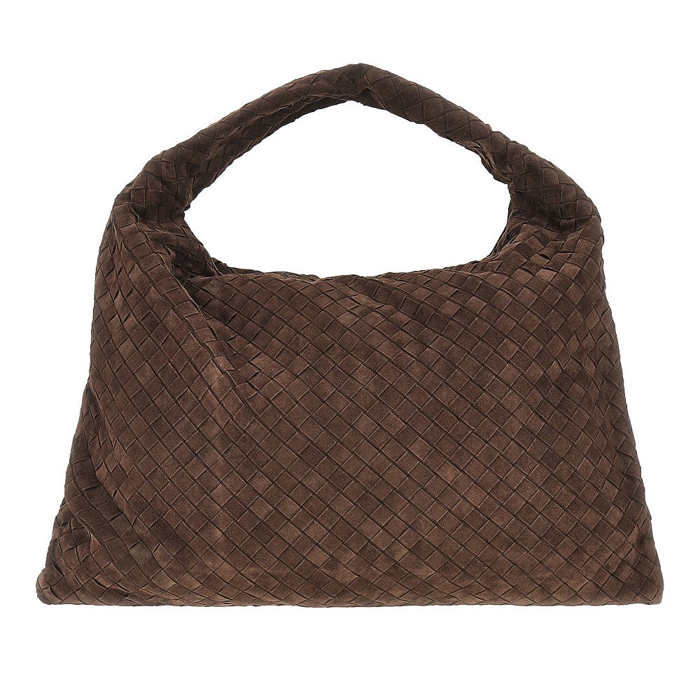 Borsa 'Hop' grande in pelle scamosciata