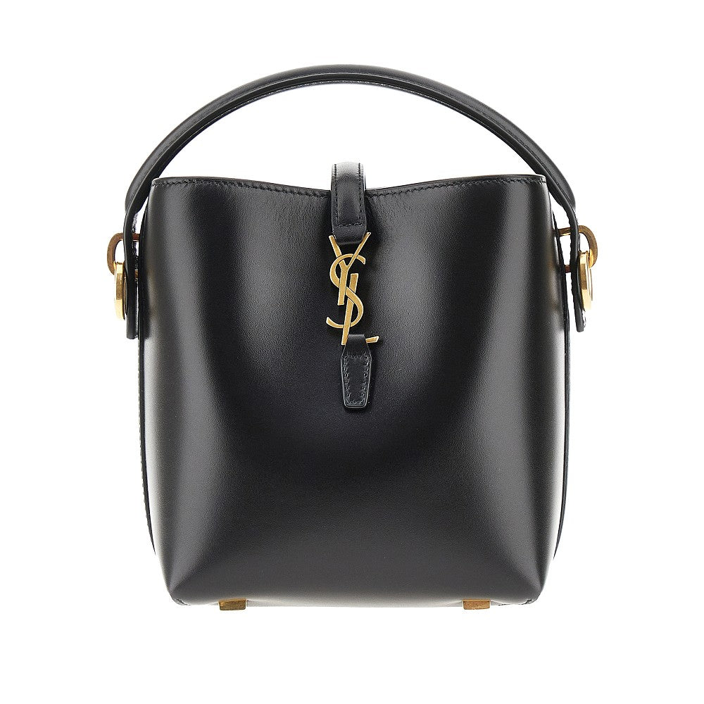 Leather mini 'Le 37' bucket bag