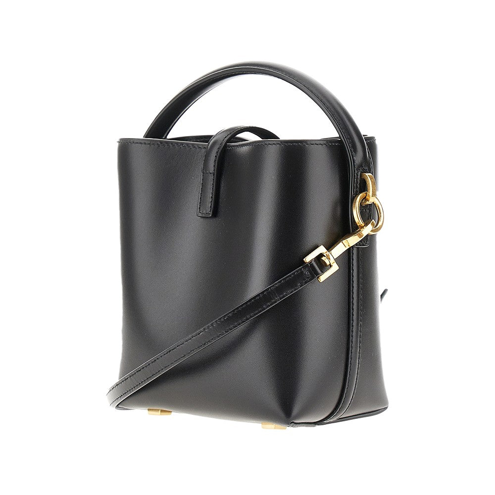 Leather mini 'Le 37' bucket bag