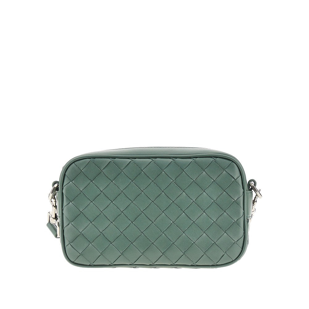 Mini camera bag in pelle Intrecciato