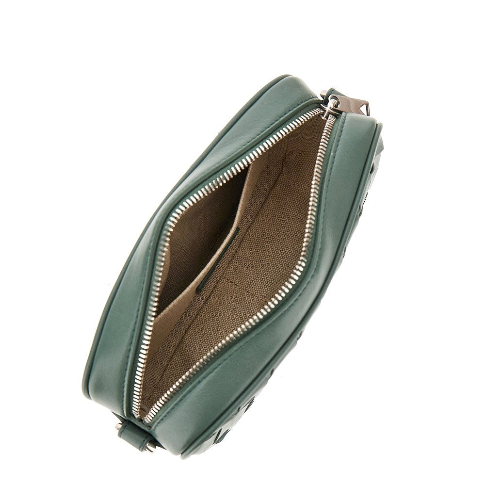 Mini camera bag in pelle Intrecciato