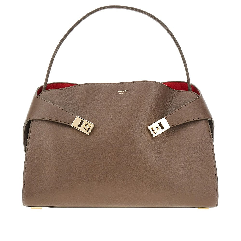 Borsa 'Hug' media in pelle