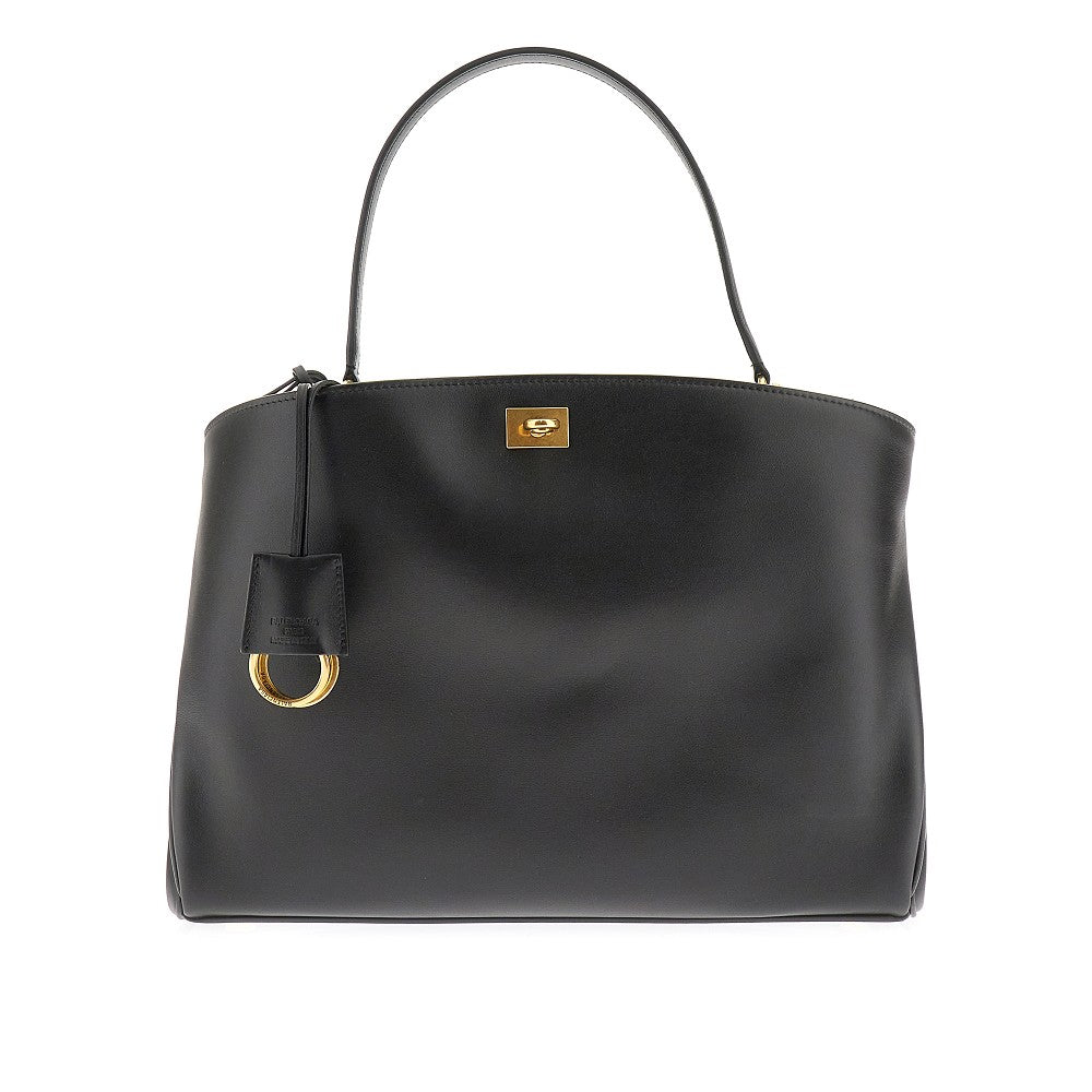Borsa 'Rodeo' media in pelle liscia