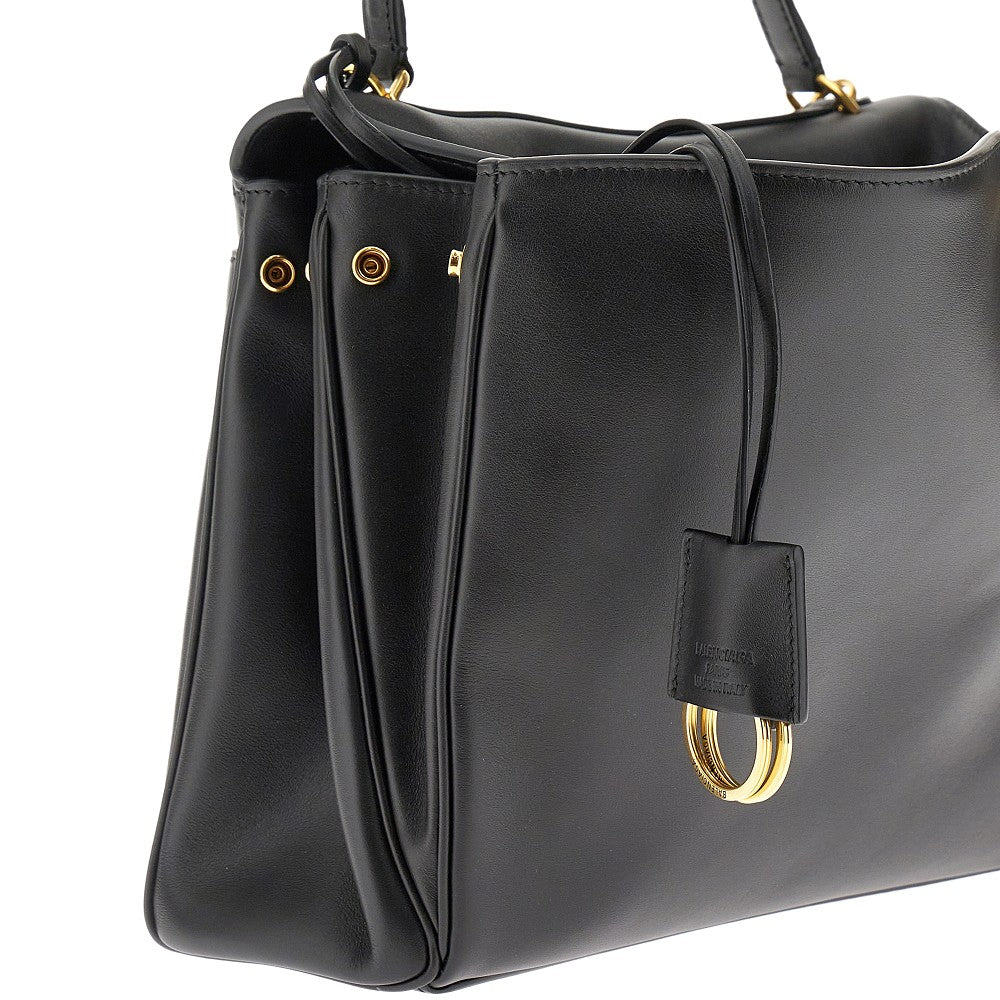 Borsa 'Rodeo' media in pelle liscia