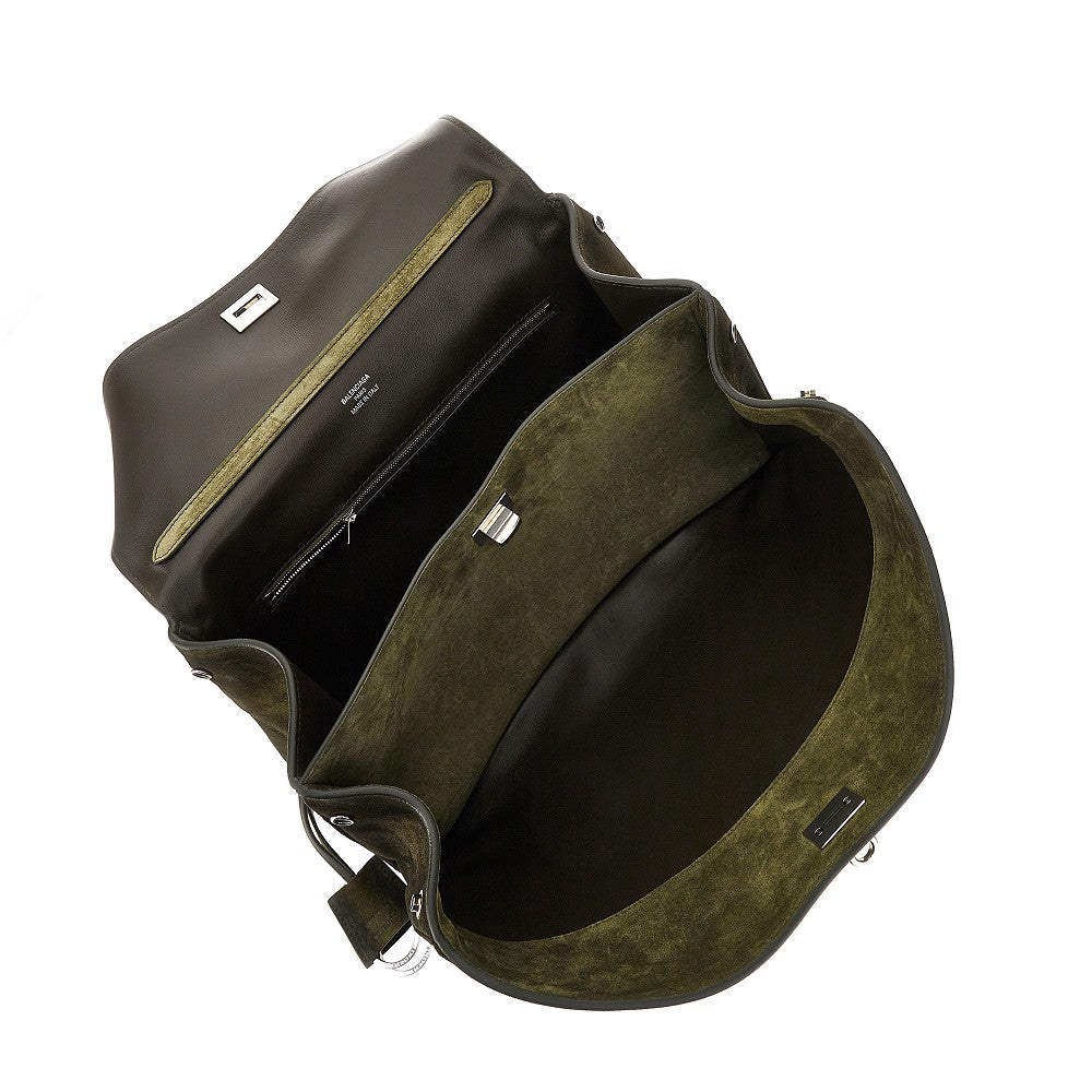 Borsa 'Rodeo' media in pelle scamosciata