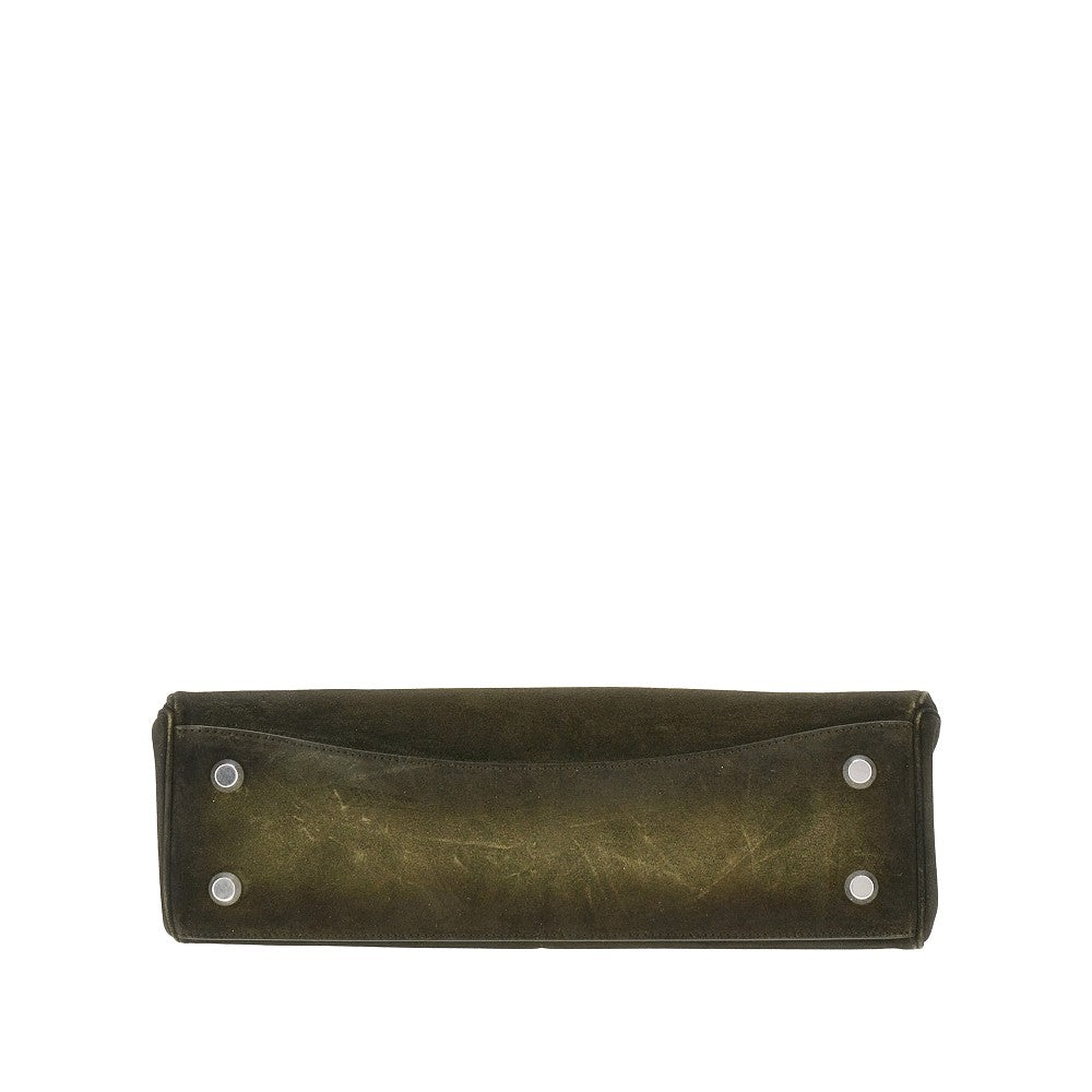 Borsa 'Rodeo' media in pelle scamosciata