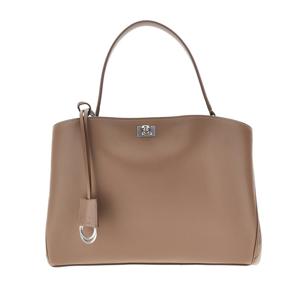 Borsa 'Rodeo' media in pelle liscia