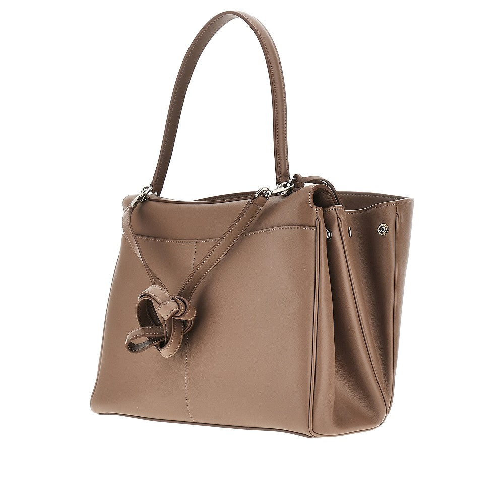 Borsa 'Rodeo' media in pelle liscia