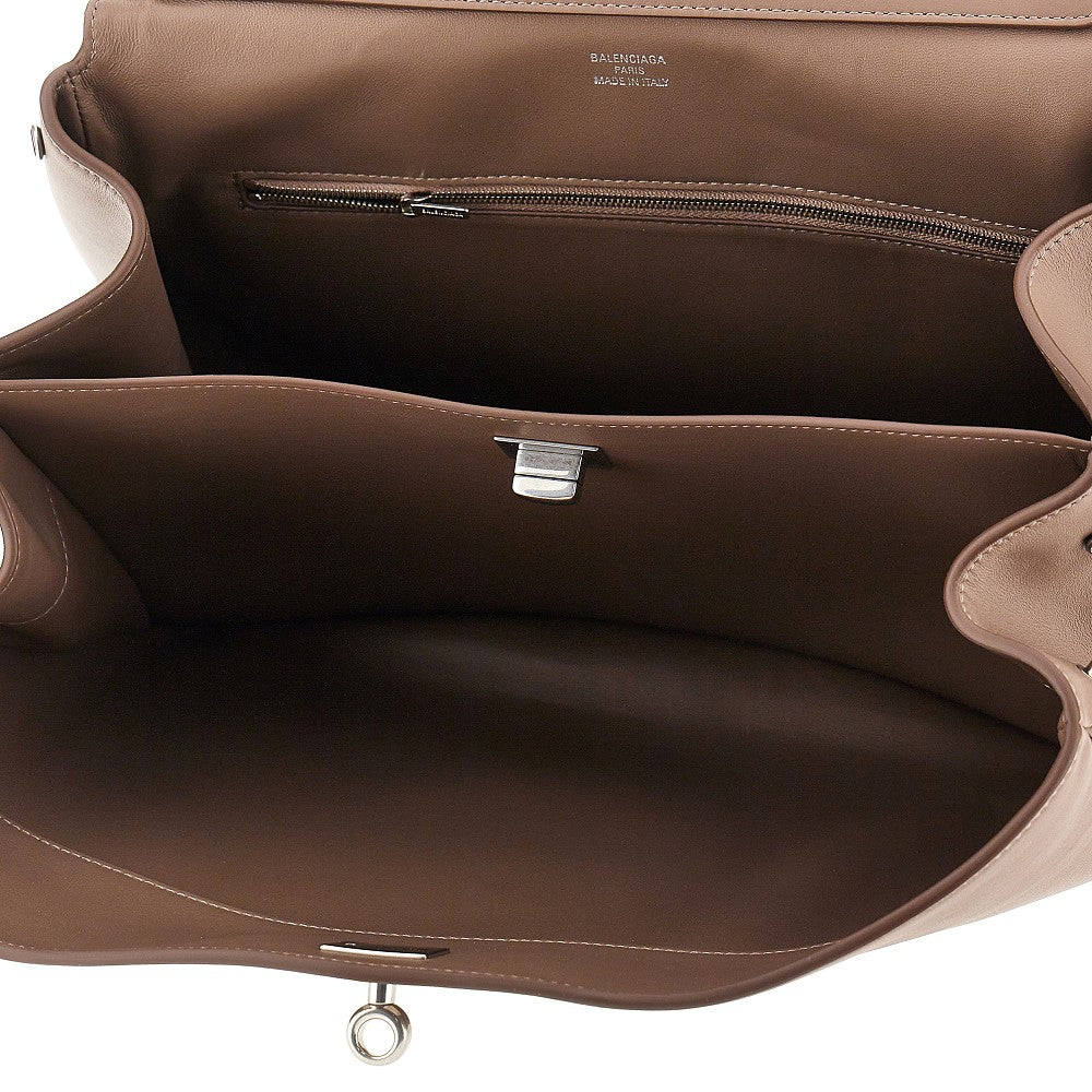 Borsa 'Rodeo' media in pelle liscia