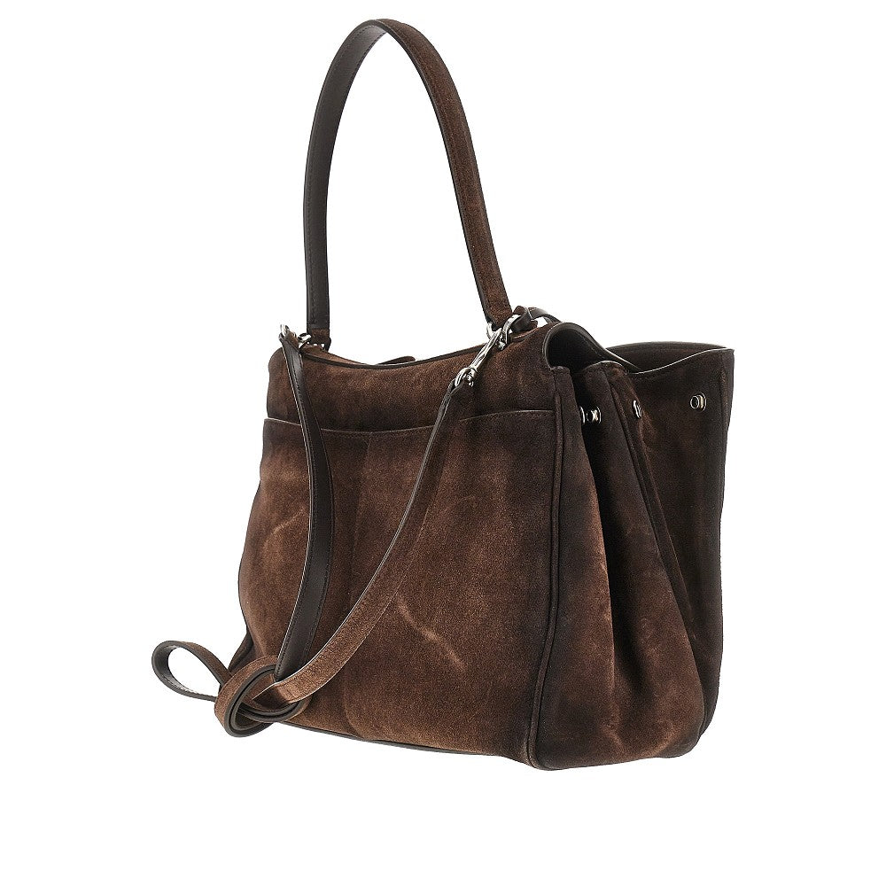 Suede leather medium 'Rodeo' bag
