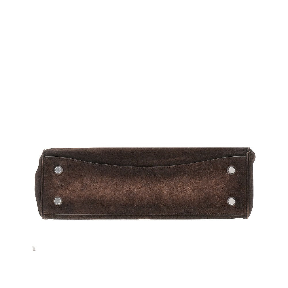 Suede leather medium 'Rodeo' bag
