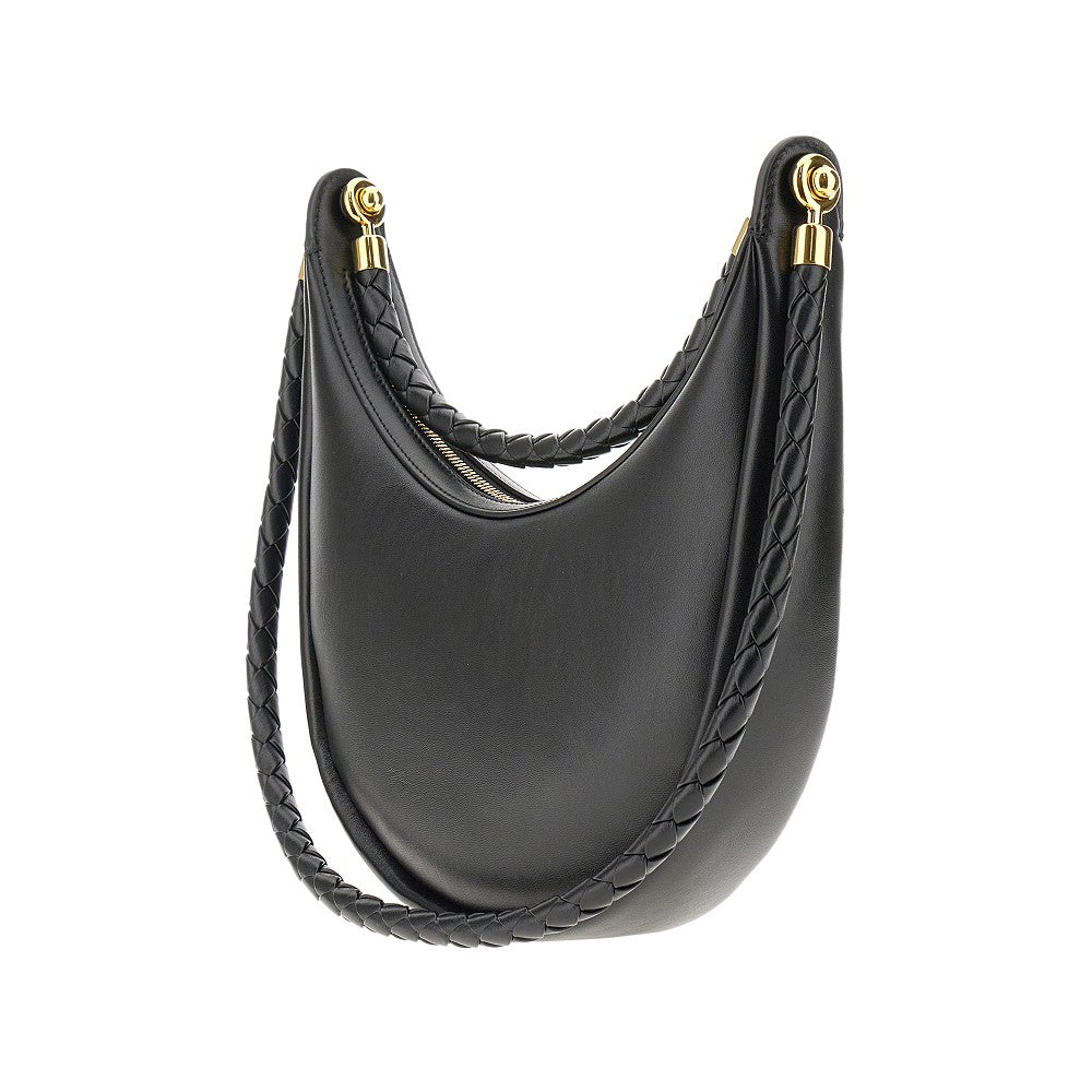 Leather 'Hula Hoop' bag