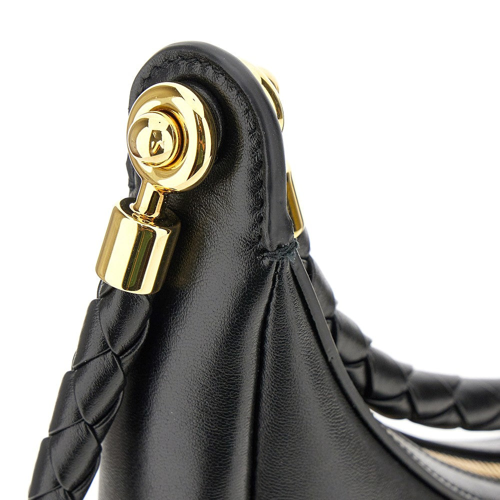 Leather 'Hula Hoop' bag