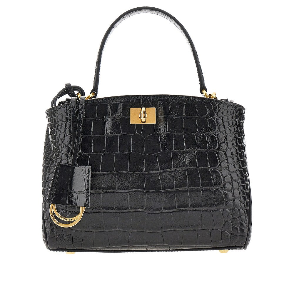 Borsa 'Rodeo' mini in pelle stampa cocco