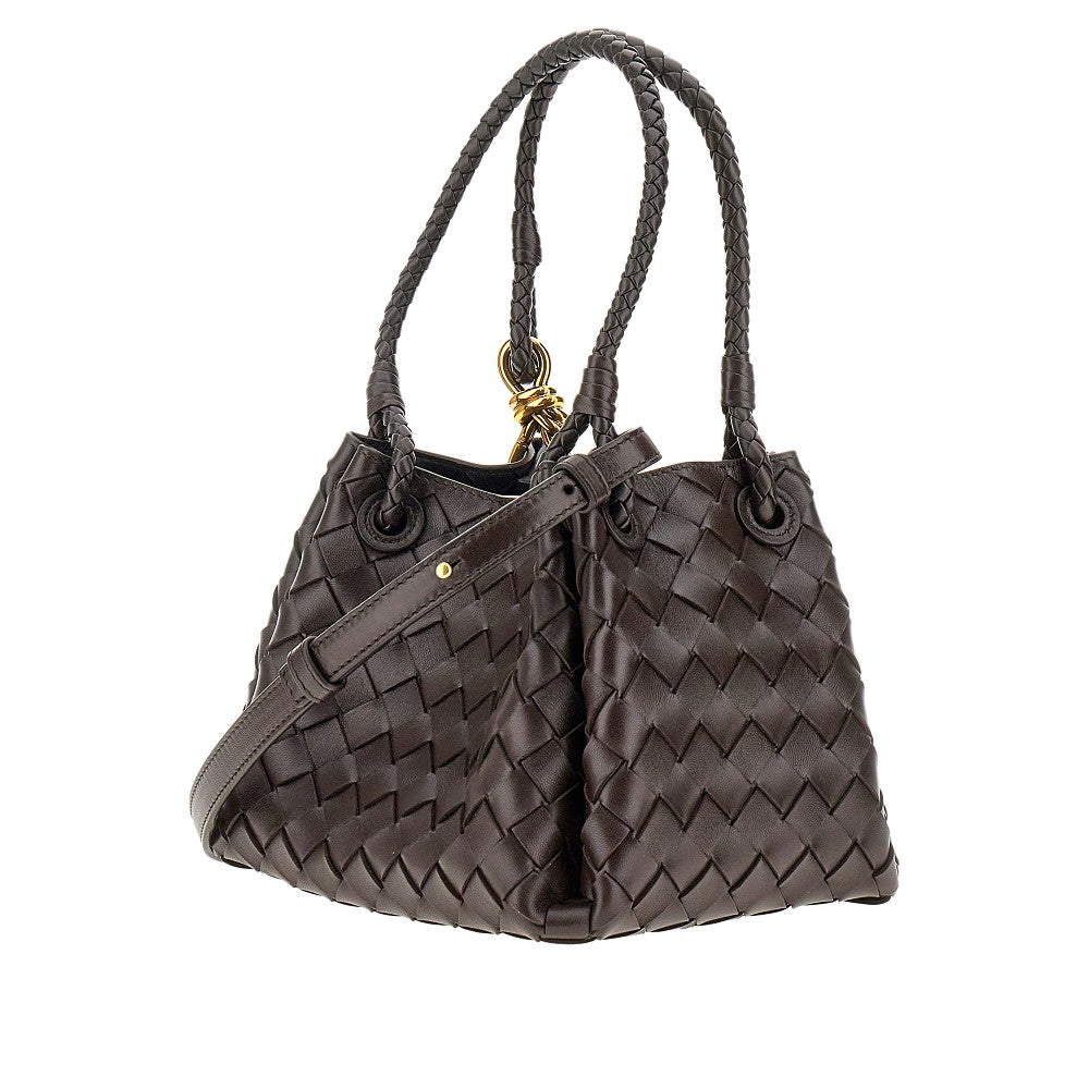 Borsa in nappa Intrecciato con dettaglio Knot