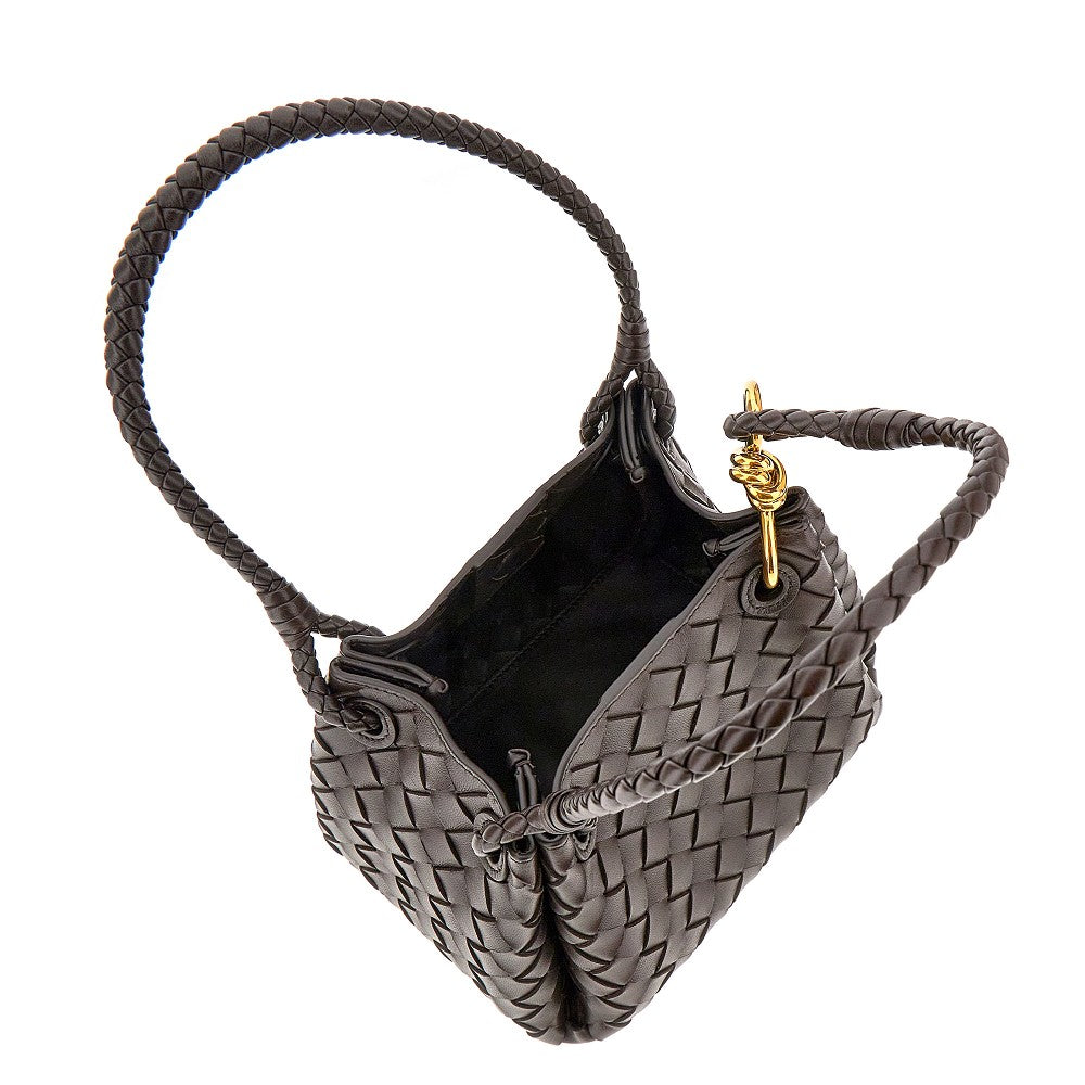 Borsa in nappa Intrecciato con dettaglio Knot