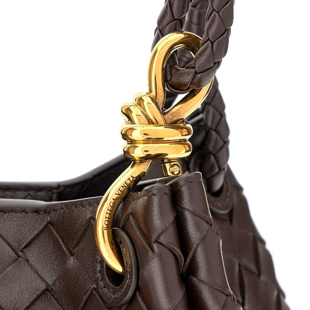 Borsa in nappa Intrecciato con dettaglio Knot