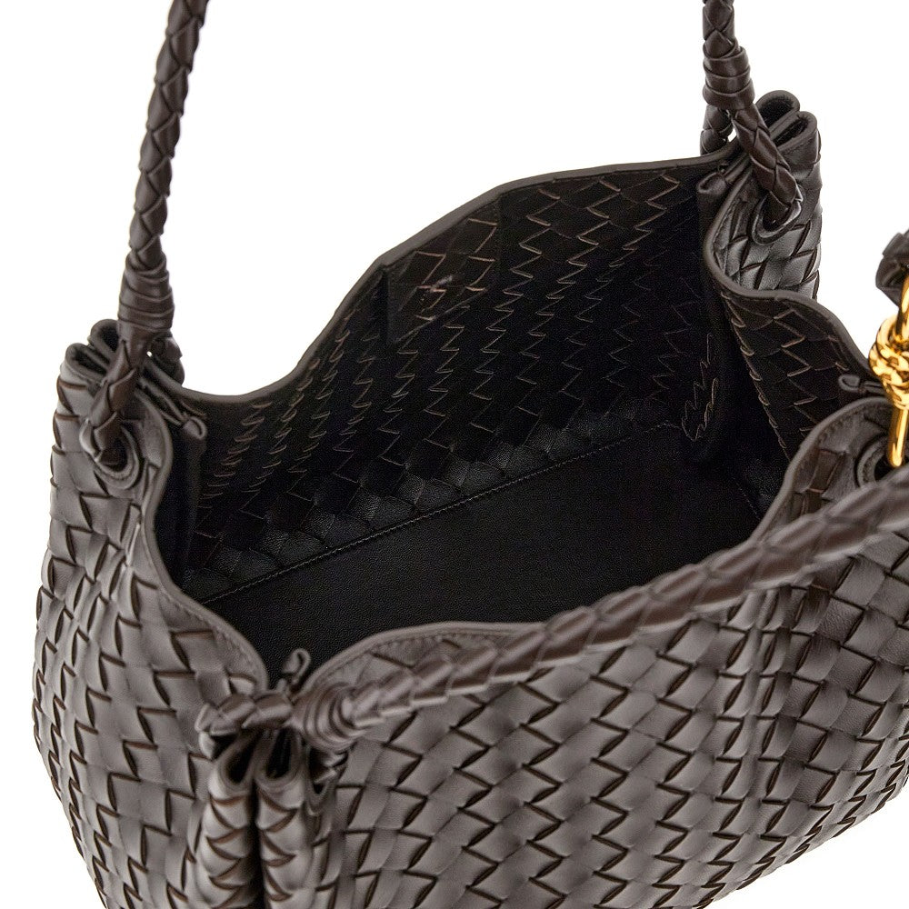 Intrecciato nappa leather shopping bag