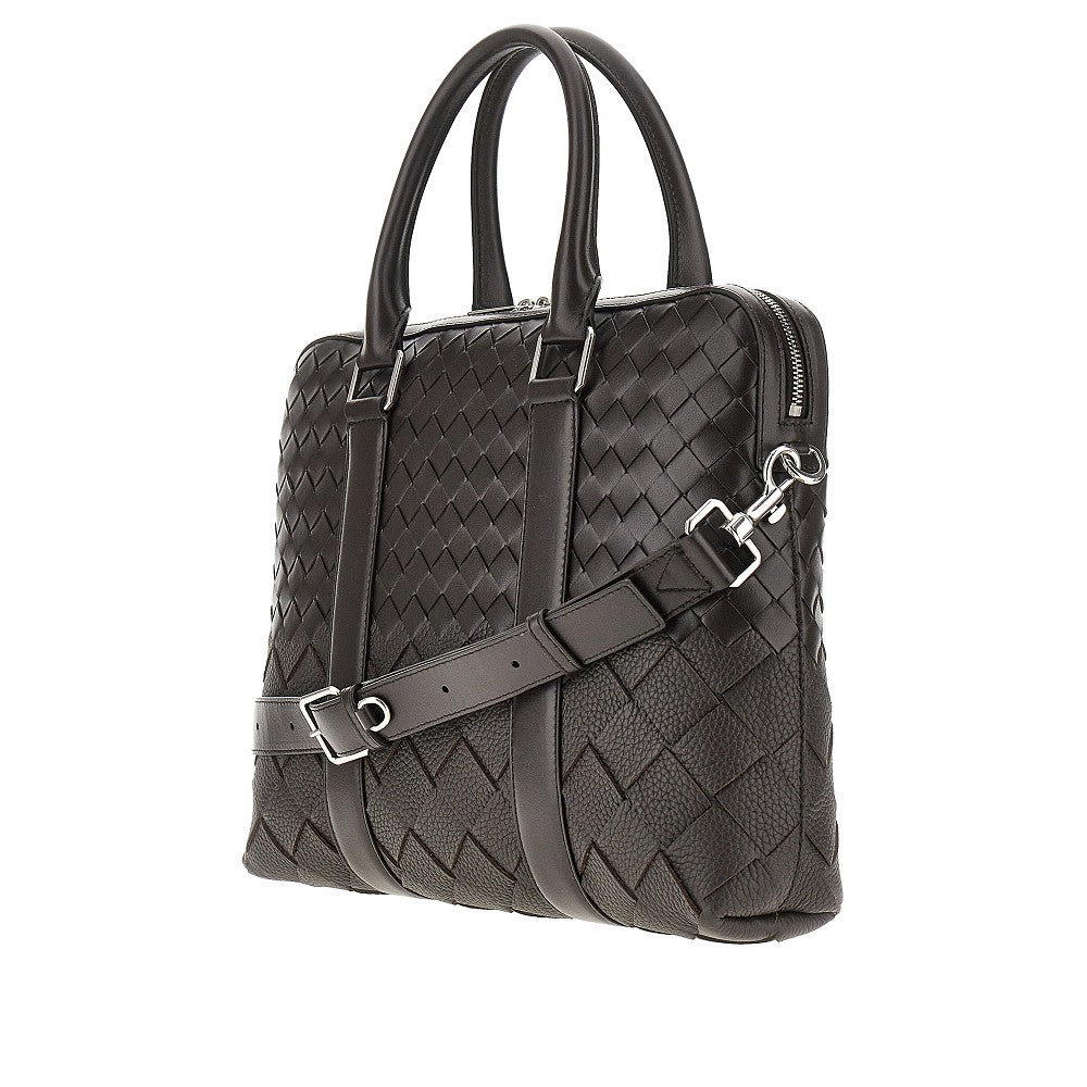 Borsa Business in pelle Intrecciato
