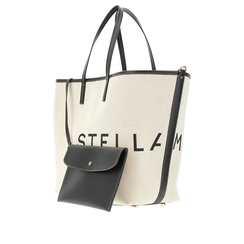 Tote bag in tela con stampa logo