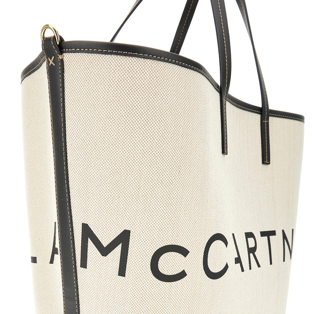 Tote bag in tela con stampa logo