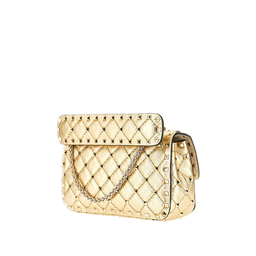 Small nappa leather 'Rockstud Spike' bag