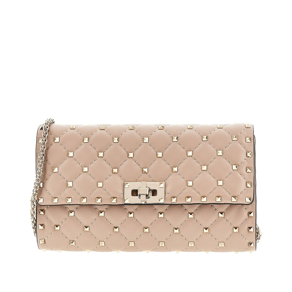 Nappa leather 'Rockstud Spike' clutch