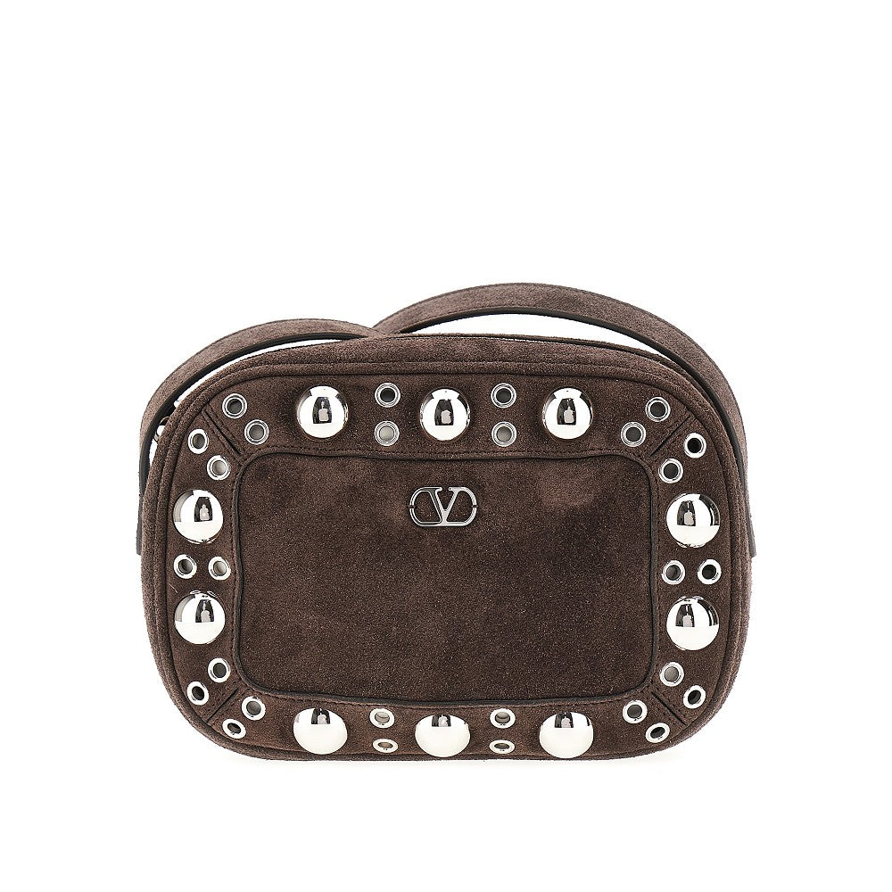 Suede leather 'Nellcôt' crossbody bag