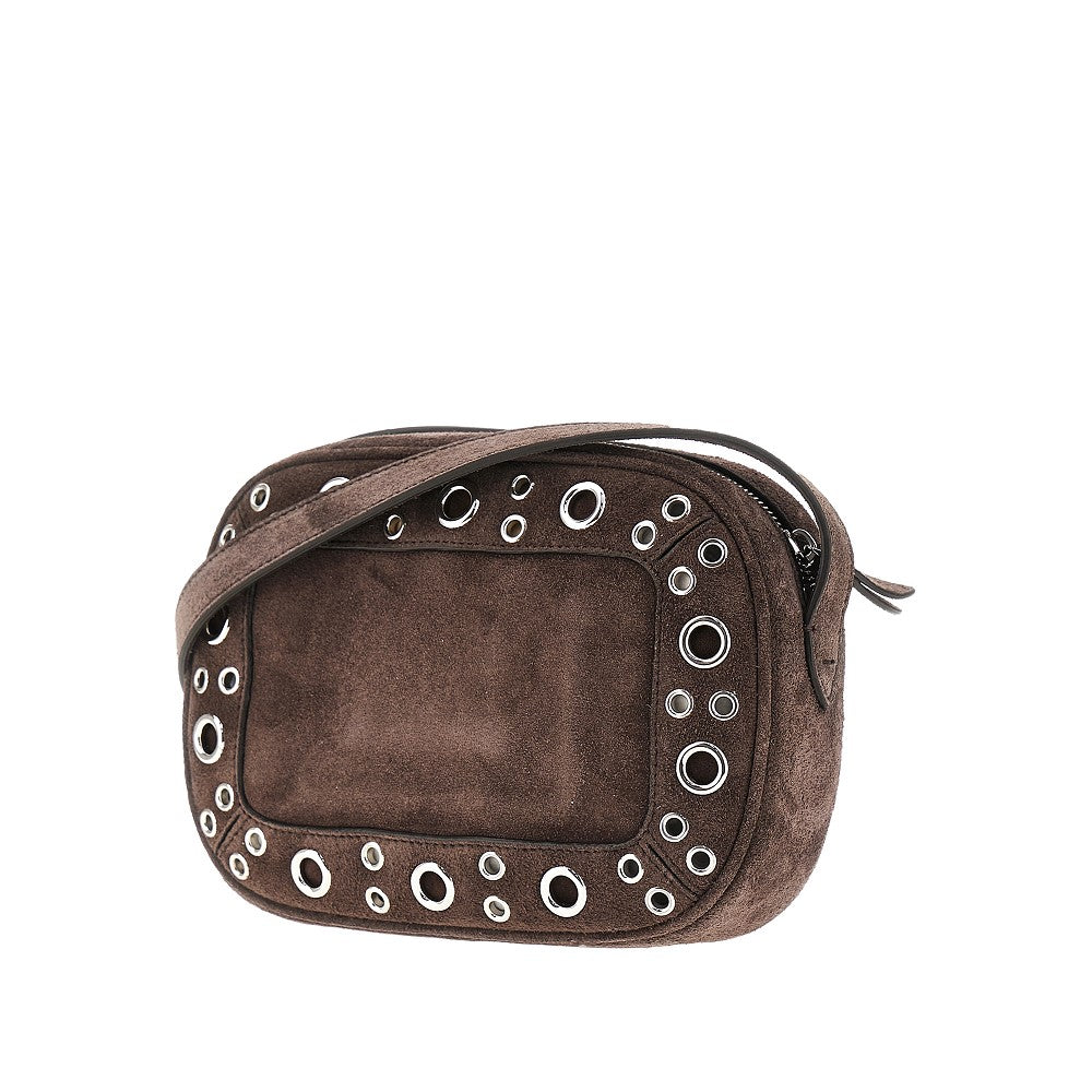 Suede leather 'Nellcôt' crossbody bag