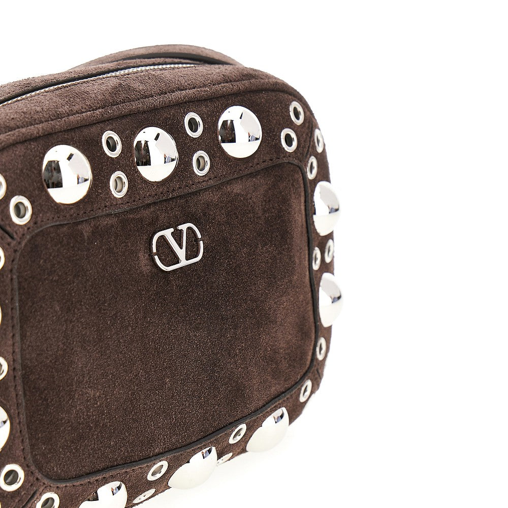 Suede leather 'Nellcôt' crossbody bag