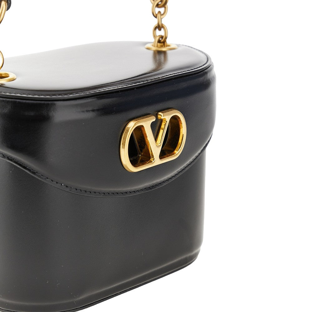 'Vain' leather vanity bag