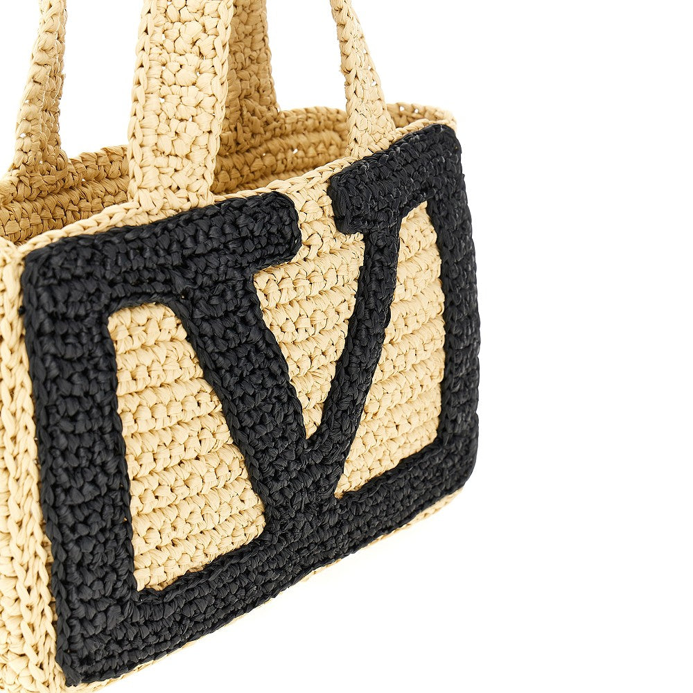 Small 'Viva Superstar Crochet' shopping bag