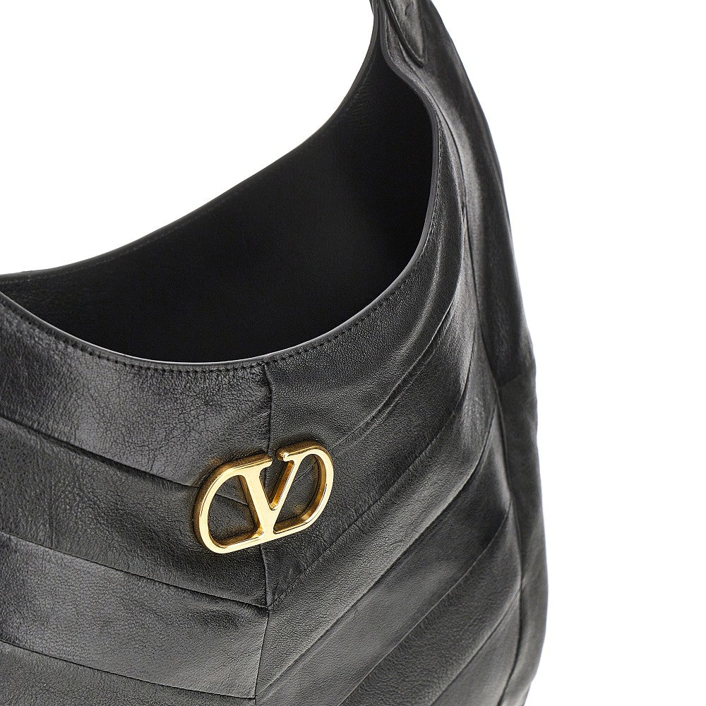 Borsa Hoboho in nappa con motivo Chevron