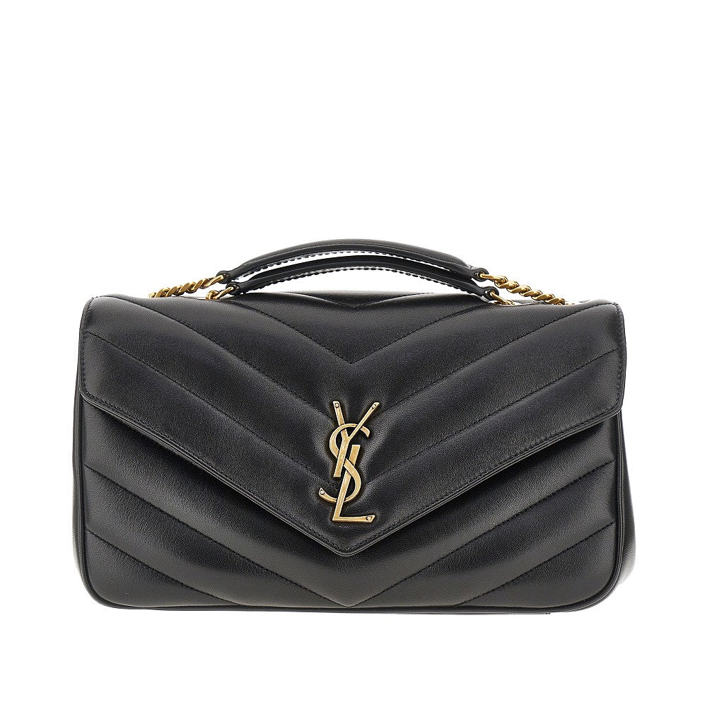 Borsa 'Loulou' media in nappa trapuntata