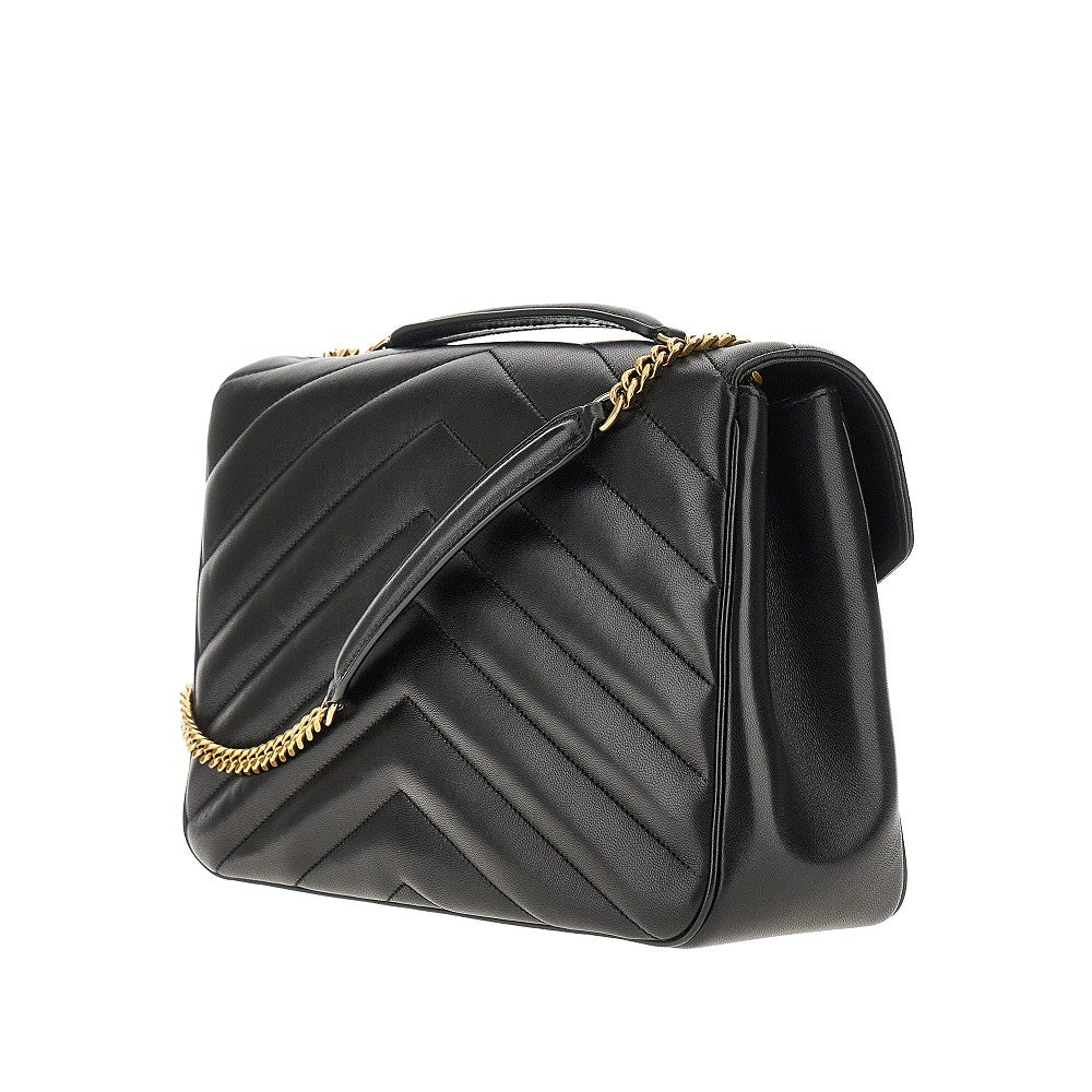 Borsa 'Loulou' large in nappa trapuntata