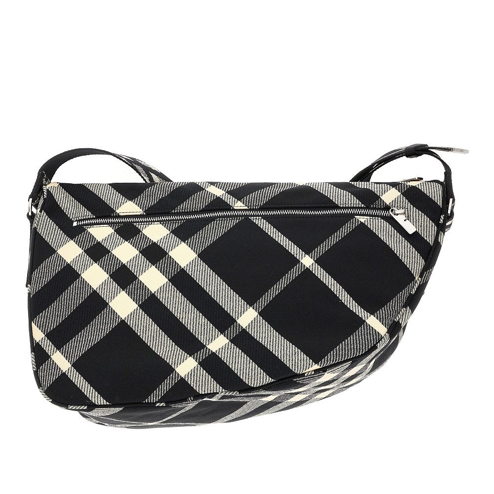 Borsa a tracolla 'Shield' in tessuto Check