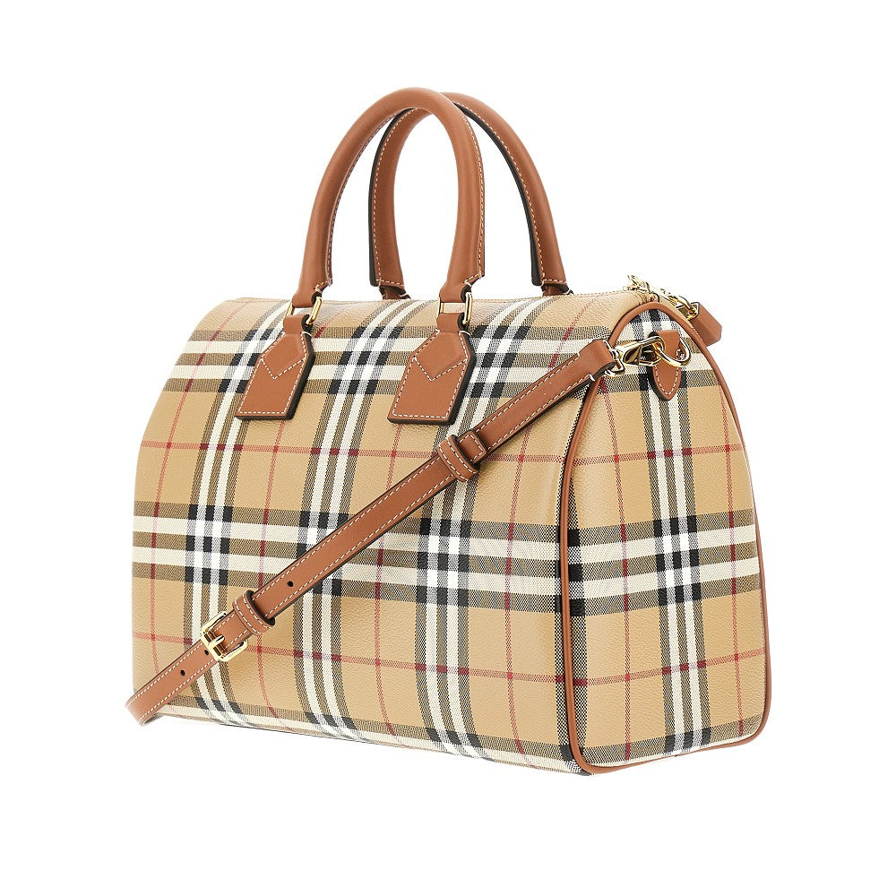 Medium 'Check' bowling bag
