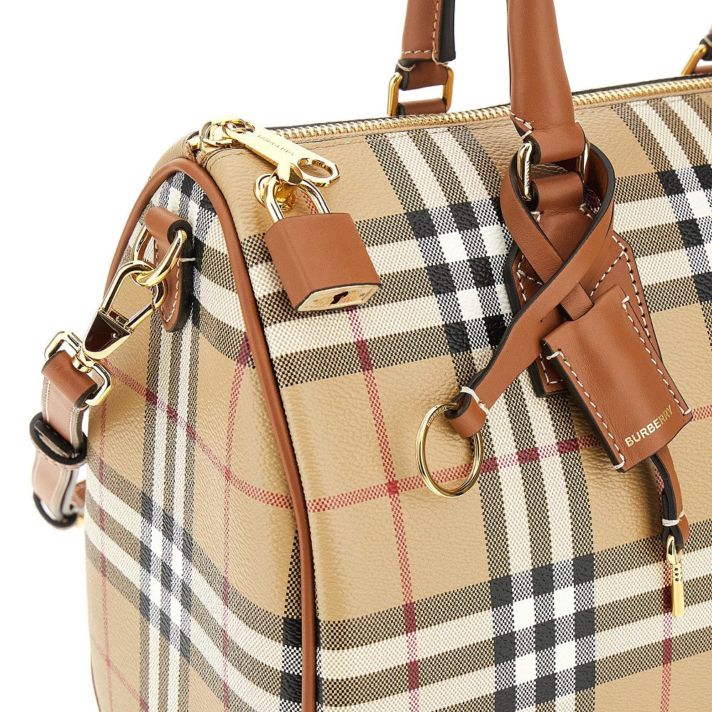 Medium 'Check' bowling bag