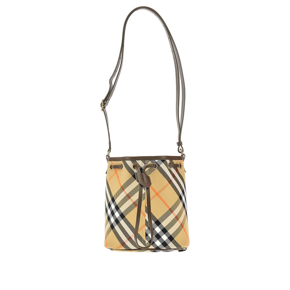 Burberry Check fabric bucket bag