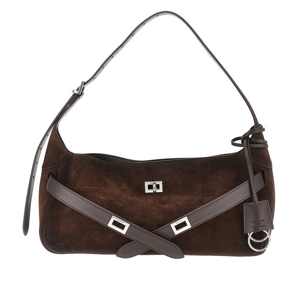 Suede leather small 'Bel Air' shoulder bag