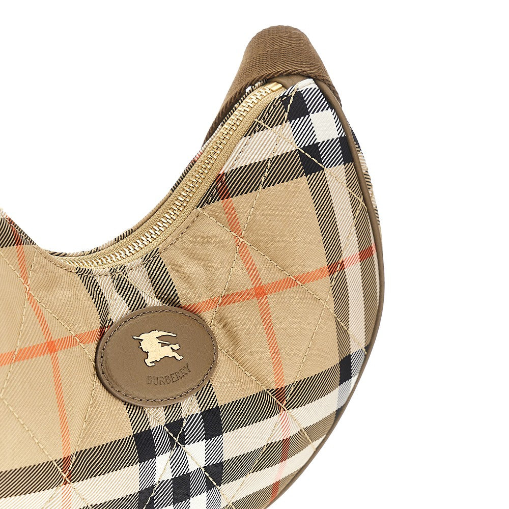 Borsa a tracolla 'Horseshoe' in nylon Check