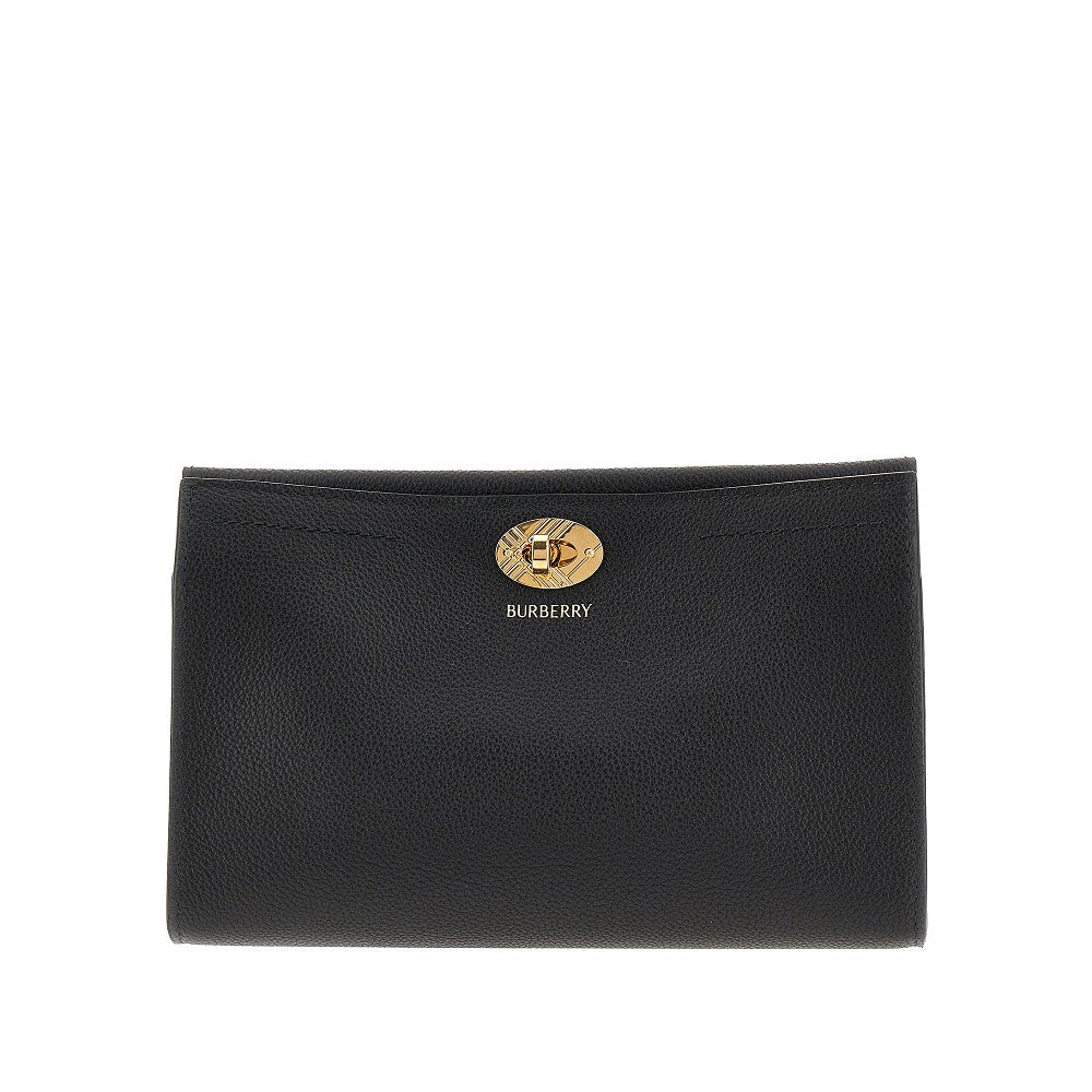 Pochette 'Cotswolds' in pelle granata