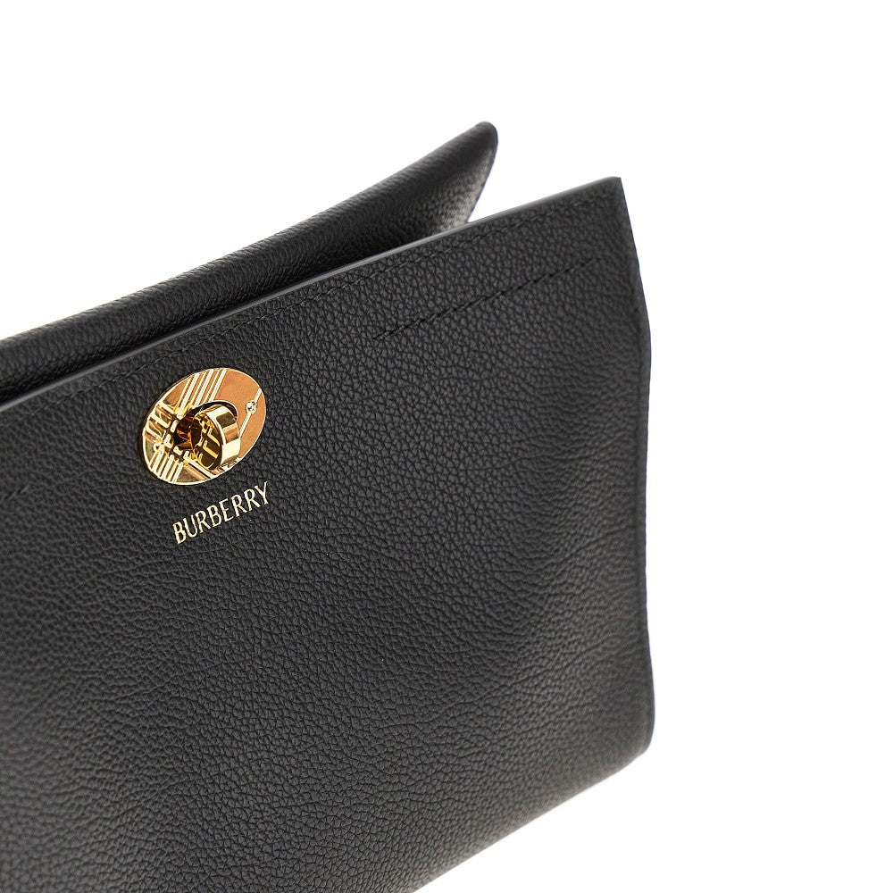 Pochette 'Cotswolds' in pelle granata